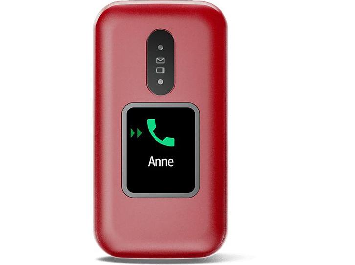 Doro -  2880 - 4g Eenvoudige Klaptelefoon -wit 17 Mb  - Rood, Telecommunicatie, Mobiele telefoons | Overige merken, Zonder abonnement