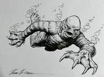 Russ(el) Braun - 1 Original drawing - Creature from the, Nieuw