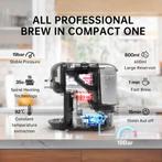 Koffiemachine - Espressomachine - Koffiecupmachine - Zwart -, Witgoed en Apparatuur, Koffiezetapparaten, Verzenden, Zo goed als nieuw