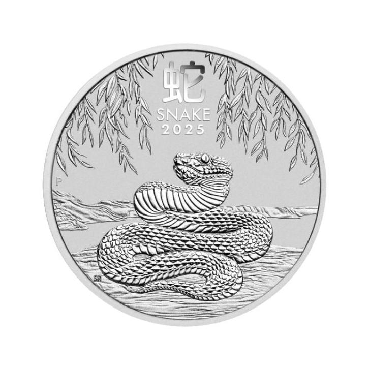 1 kilo zilveren Lunar III - Year of the Snake 2025, Postzegels en Munten, Edelmetalen en Baren, Verzenden