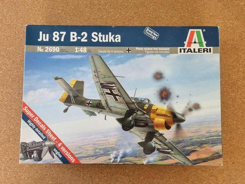 Italeri 2690 Ju 87 B-2 Stuka 1:48, Hobby en Vrije tijd, Modelbouw | Vliegtuigen en Helikopters, Italeri, Verzenden