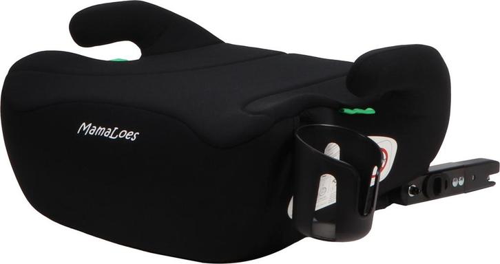 MamaLoes Pip Zwart Isofix 125-150 cm i-Size Booster, Kinderen en Baby's, Autostoeltjes, Nieuw, Autogordel of Isofix, 22 t/m 36 kg