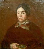 Escuela valenciana (XIX) - Señora con libro en la mano - NO