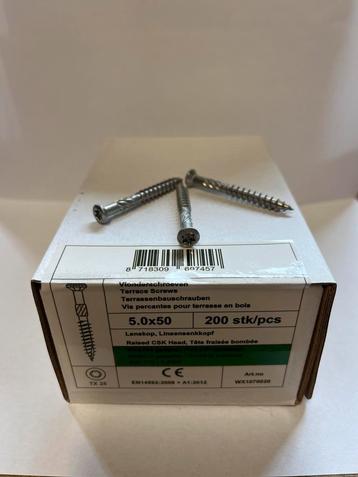 Kwaliteits Vlonder-Terrasschroeven RVS410 5.0x50mm beschikbaar voor biedingen