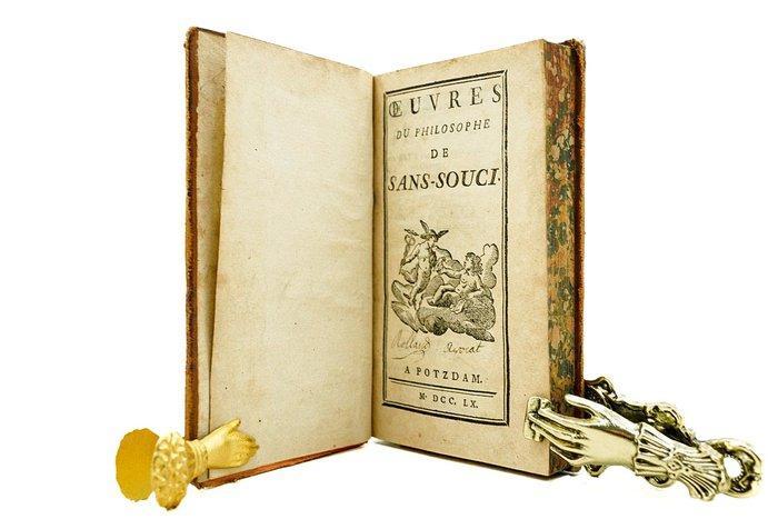 Frederic II - Œuvres du philosophe de Sans-Souci - 1760, Antiek en Kunst, Antiek | Boeken en Bijbels