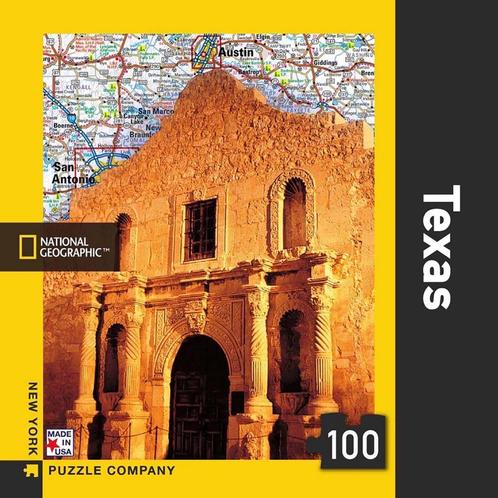 Texas Mini 100 piece jigsaw puzzle, Hobby en Vrije tijd, Denksport en Puzzels, Verzenden