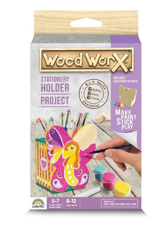 Wood WorX  Stationery Holder Project Craft Kit Butterfly - B, Hobby en Vrije tijd, Knutselen, Ophalen of Verzenden