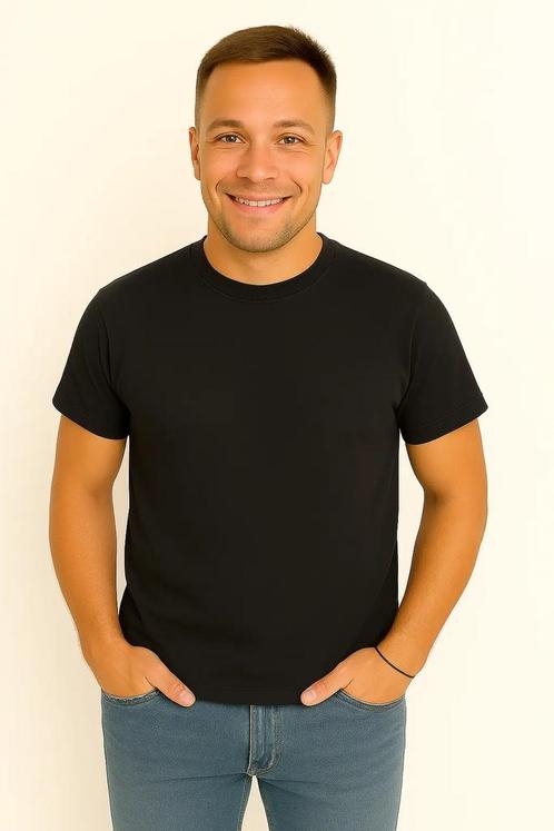 X-Name - Heren T-Shirt - Zwart - Ronde Hals - Italianstyle, Kleding | Heren, T-shirts, Verzenden