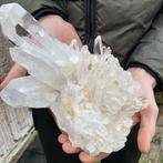 Groot quartz cluster Kristalcluster - Hoogte: 21 cm -, Verzamelen, Mineralen en Fossielen