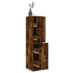 vidaXL Apothekerskast 30x41x144,5 cm bewerkt hout gerookt, Verzenden, Nieuw