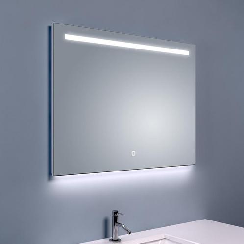BWS Ambi Two LED Spiegel Dimbaar Condensvrij 80x60 cm, Doe-het-zelf en Verbouw, Sanitair, Bad, Nieuw, Ophalen of Verzenden