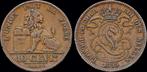 10 centimes Belgium Leopold I 10 centiem 1855 koper, Postzegels en Munten, Verzenden