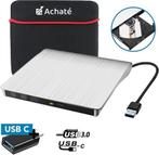 2dekans | Achaté Externe CD/DVD Speler en Brander - USB 3.0, Ophalen of Verzenden, Zo goed als nieuw