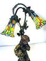Tafellamp - Glas-in-lood, Antiek en Kunst