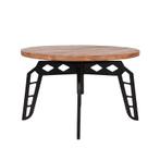 LABEL51 Salontafel Pebble - Rough - Mangohout - 80 cm - Rond, Ophalen of Verzenden, Nieuw