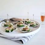 Anovi Tapasprikkers met Schelpmotief – 4 Stuks – Ambacht, Ophalen of Verzenden, Nieuw, Zilver, Bestekset