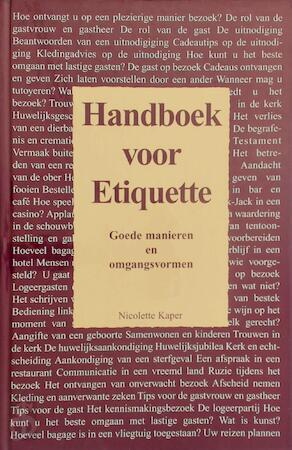 Handboek voor etiquette, Boeken, Taal | Overige Talen, Verzenden