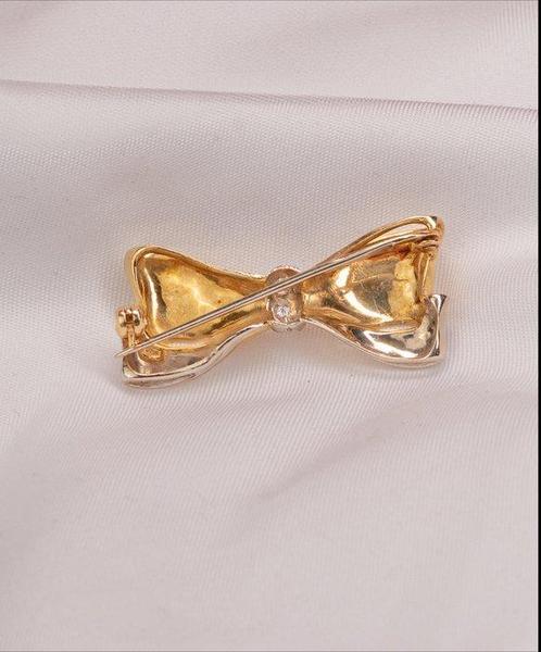 Broche - 18 karaat Geel goud, Sieraden, Tassen en Uiterlijk, Antieke sieraden