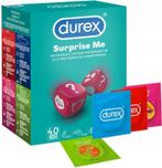 DUREX SURPRISE ME MIX CONDOOMS DOOSJE 40 STUKS, Diversen, Nieuw, Verzenden