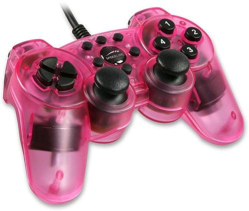 PS2 Controller Speedlink Pink (PS2 Accessoires), Spelcomputers en Games, Spelcomputers | Sony PlayStation 2, Zo goed als nieuw