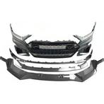 Voorbumper Audi A7 C8 4K8 2019-.. RS7 Look Zwart/Carbon Look, Ophalen of Verzenden, Nieuw