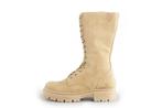 Bullboxer Veterboots in maat 37 Beige | 10% extra korting, Kleding | Dames, Schoenen, Verzenden, Beige, Overige typen, Zo goed als nieuw