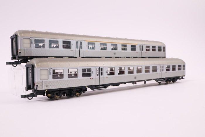 Roco H0 - 45480/45481 - Modeltrein personenwagen (2) - Twee, Hobby en Vrije tijd, Modeltreinen | H0