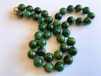 18 karaat (750) goud - Zuid-Afrikaanse jade (Groen)} -