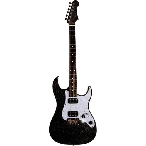 JET Guitars JS-500 Black Sparkle elektrische gitaar, Muziek en Instrumenten, Snaarinstrumenten | Gitaren | Elektrisch, Verzenden