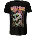 Muse Mohawk Skull T-Shirt - Officiële Merchandise, Verzenden, Nieuw