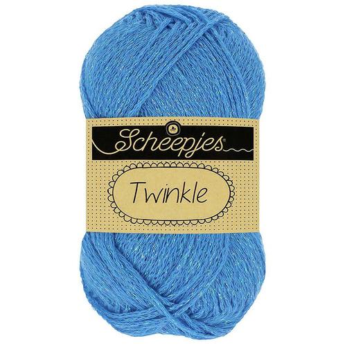 Scheepjes Twinkle - 917 lichtblauw - Katoen Glittergaren m, Hobby en Vrije tijd, Breien en Haken, Ophalen of Verzenden