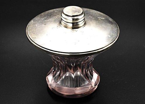 Josef Hoffmann - Meyrs Neffe Art Deco Faceted Ametist Glass, Antiek en Kunst, Kunst | Designobjecten