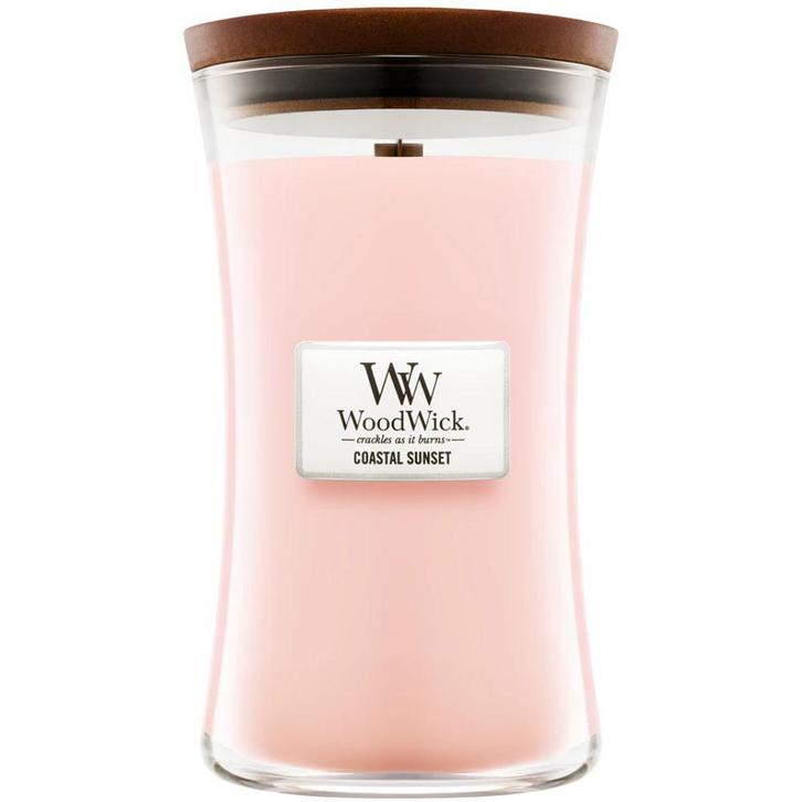 WoodWick Coastal Sunset Medium Candle - 275gr, Sieraden, Tassen en Uiterlijk, Uiterlijk | Haarverzorging, Overige typen, Nieuw