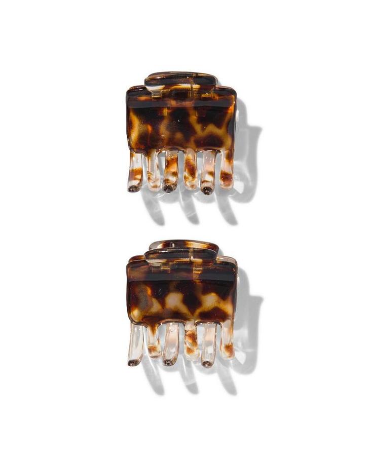 HEMA Haarklemmen schildpad 4cm - 2 stuks, Sieraden, Tassen en Uiterlijk, Uiterlijk | Haarverzorging, Nieuw, Verzenden