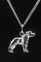 Zilveren Staffordshire bull terrier oren ongecoupeerd ket..., Sieraden, Tassen en Uiterlijk, Verzenden, Nieuw