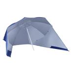 TRUUSK 2 In 1 Parasol Parasol Windscherm Strand Shell Blauw, Tuin en Terras, Verzenden, Nieuw