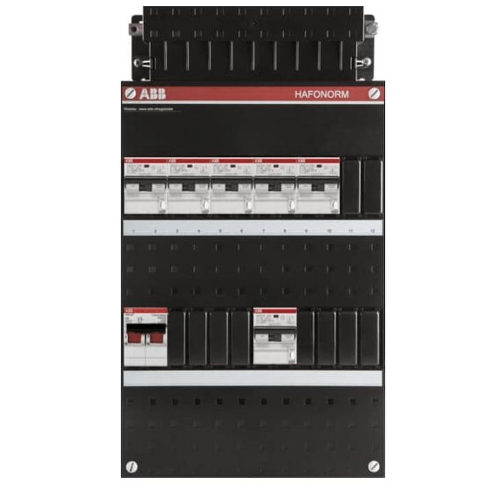 ABB busboard groepenkast 1 fase 6 aardlekautomaten 220 x 390, Doe-het-zelf en Verbouw, Elektra en Kabels, Nieuw, Ophalen of Verzenden