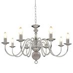 Kroonluchter 8xE14 | OP = OP | Betaalbaar Chic, Huis en Inrichting, Lampen | Kroonluchters, Ophalen of Verzenden, Nieuw, Metaal