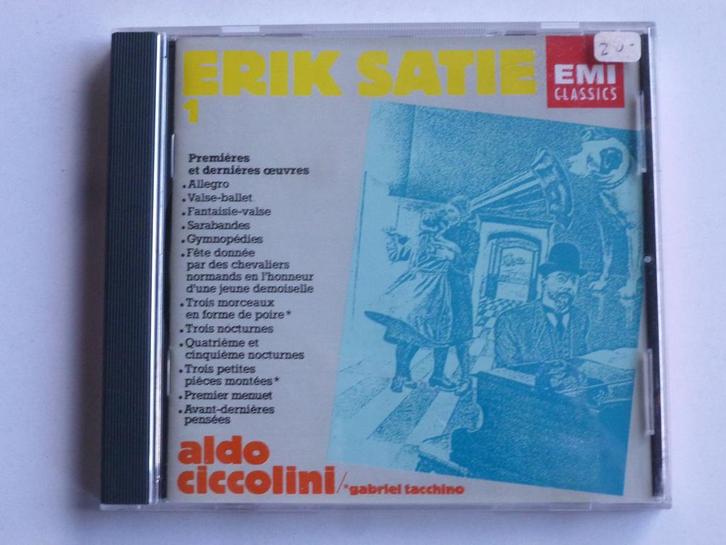 Erik Satie - 1 / Aldo Ciccolini, Cd's en Dvd's, Cd's | Klassiek, Zo goed als nieuw, Verzenden