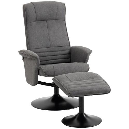 TRUUSK Fauteuil Met Voetenbank, Verstelbare Rugleuning, 69cm, Huis en Inrichting, Fauteuils, Nieuw, Verzenden