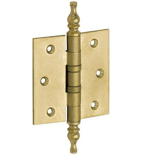 Kogellagerscharnier 89x89 rechte hoek vaas messing antiek, Doe-het-zelf en Verbouw, Hang- en Sluitwerk, Nieuw, Ophalen of Verzenden