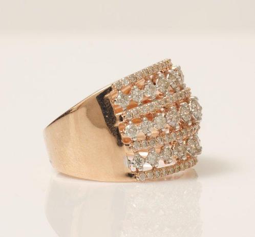 Eeuwigheidsring - 14 karaat Roségoud - 1.48ct. tw. Diamant, Sieraden, Tassen en Uiterlijk, Antieke sieraden