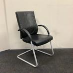 Tweedehands complete set van 4 stuks Dauphin, Huis en Inrichting, Stoelen, Ophalen of Verzenden, Gebruikt, Zwart, Leer