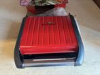 George Foreman 25040-56 Steel Grill Family - Rood -, Verzenden, Nieuw