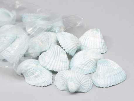 Chippy Big Pastel schelpen blue washed, 1 kilo, Hobby en Vrije tijd, Knutselen, Nieuw, Ophalen of Verzenden