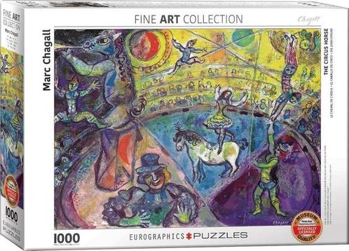 Marc Chagall - The Circus Horse Puzzel (1000 stukjes) |, Hobby en Vrije tijd, Denksport en Puzzels, Nieuw, Verzenden