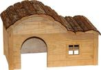 Kerbl Knaagdierhuis - met golvend dak Nature, Dieren en Toebehoren, Knaagdieren en Konijnen | Toebehoren, Zo goed als nieuw, Verzenden