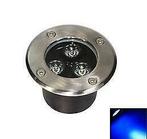 LED Grondspot  Blauw - 9 Watt - Inbouw - 230 Volt, Ophalen of Verzenden, Nieuw, Overige materialen, Modern