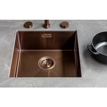 Spoelbak Copper / Koper, past prima bij Selsiuz en Lanesto beschikbaar voor biedingen
