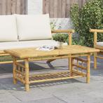 vidaXL Salontafel 110x55x45 cm bamboe, Verzenden, Nieuw, Overige houtsoorten, 100 tot 150 cm